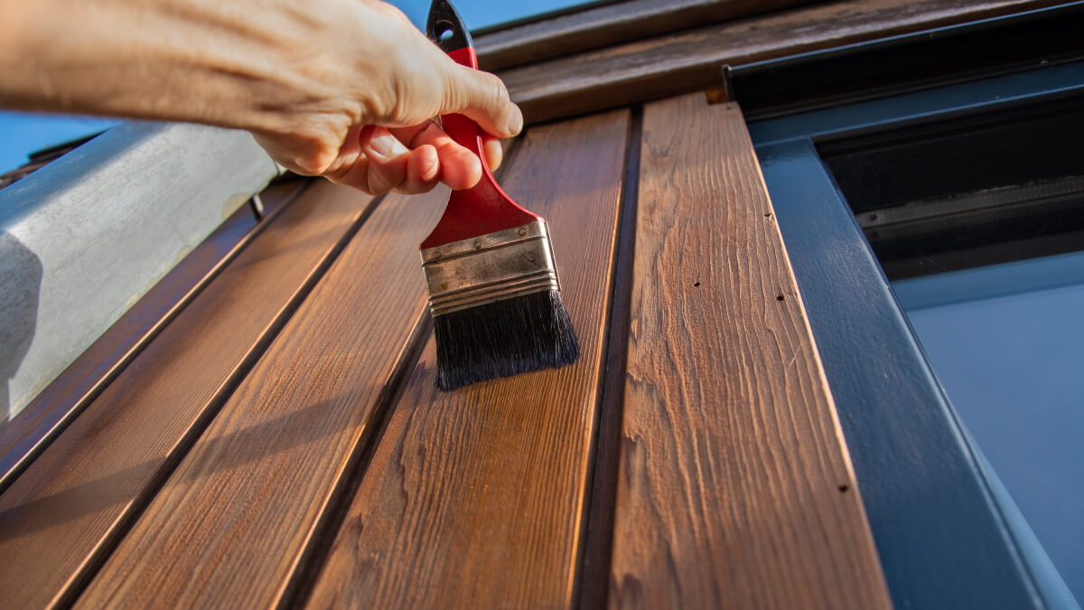 Painting wood