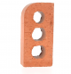 Single Bullnose Solid-Red